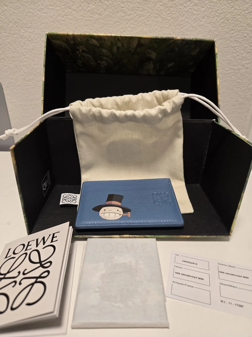 Loewe Howl's Moving Castle Turnip Head Cardholder